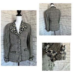 Vintage 100% silk Raul Blanco women’s blazer
